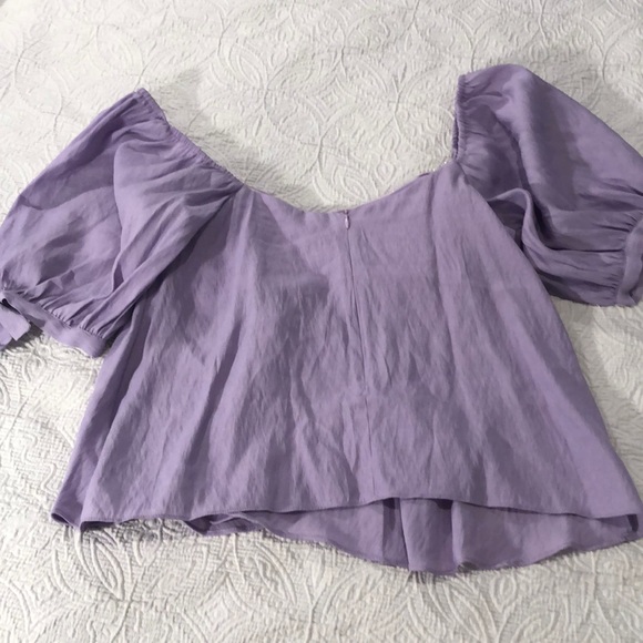 DO+BE Off the Shoulder blouse in Lavender - Picture 4 of 7